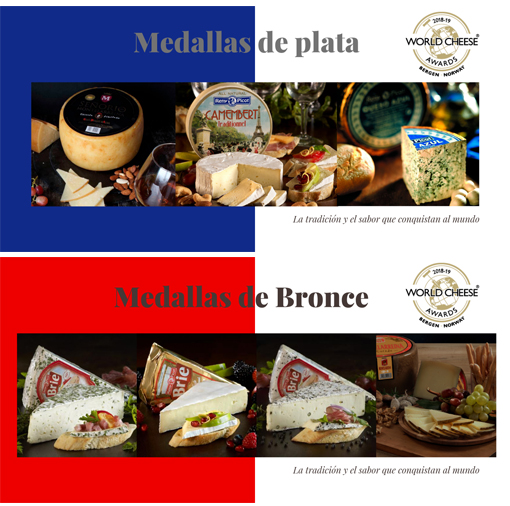Siete quesos de Reny Picot, elegidos entre los mejores del mundo