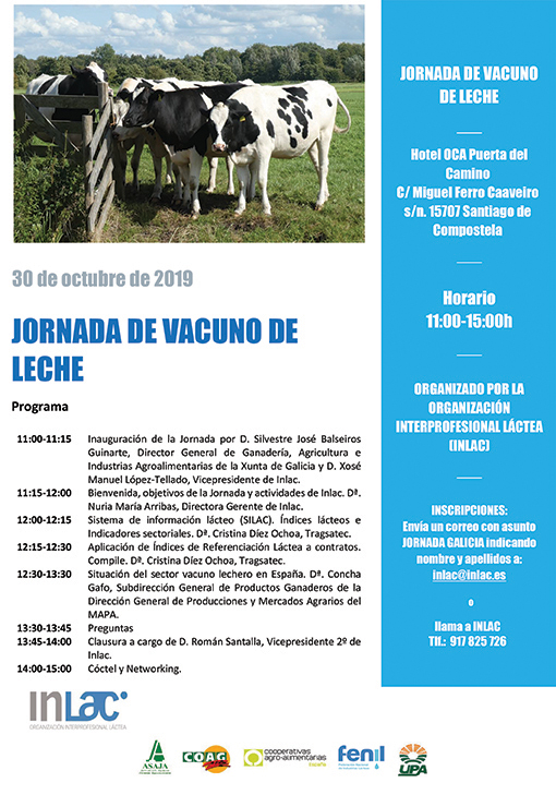 Santiago de Compostela acoge una jornada sobre el futuro del vacuno de leche
