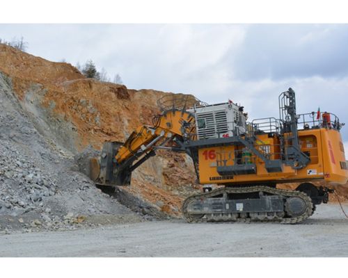 Excavadora el&eacute;ctrica R 9350 E entregada a la mina de cobre de Assarel, en Bulgaria