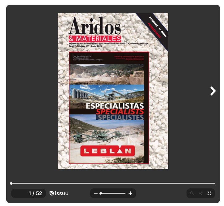 &Aacute;ridos & Materiales 137 + Miner&iacute;a Met&aacute;lica 3